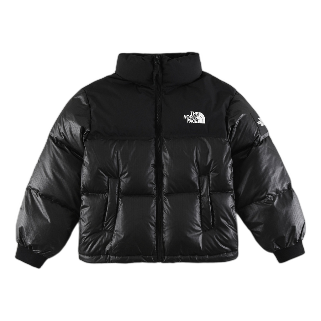 The North Face Nuptse Cropped Puffer Jacket | Black | 700-Fill