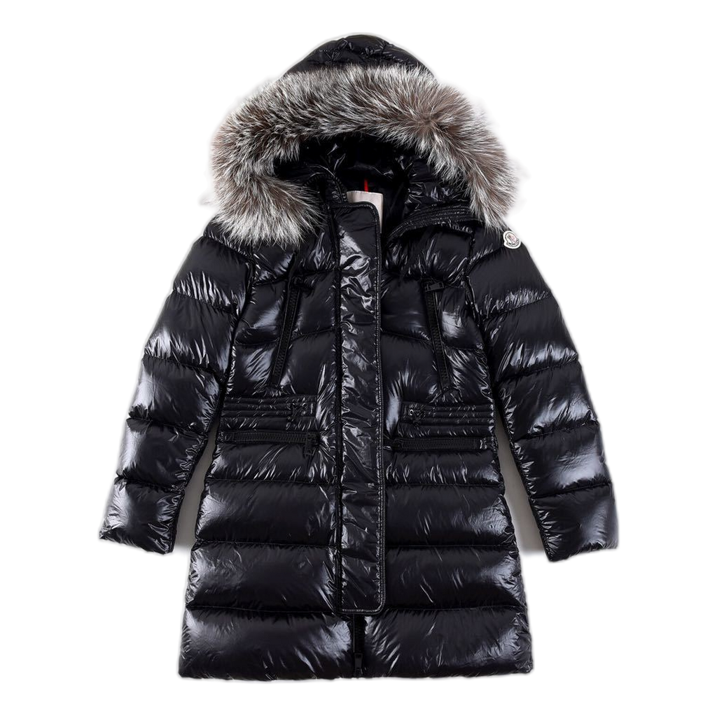 Moncler Fur-Trim Drawstring-Waist Long Puffer Jacket | Premium Down | Full Length