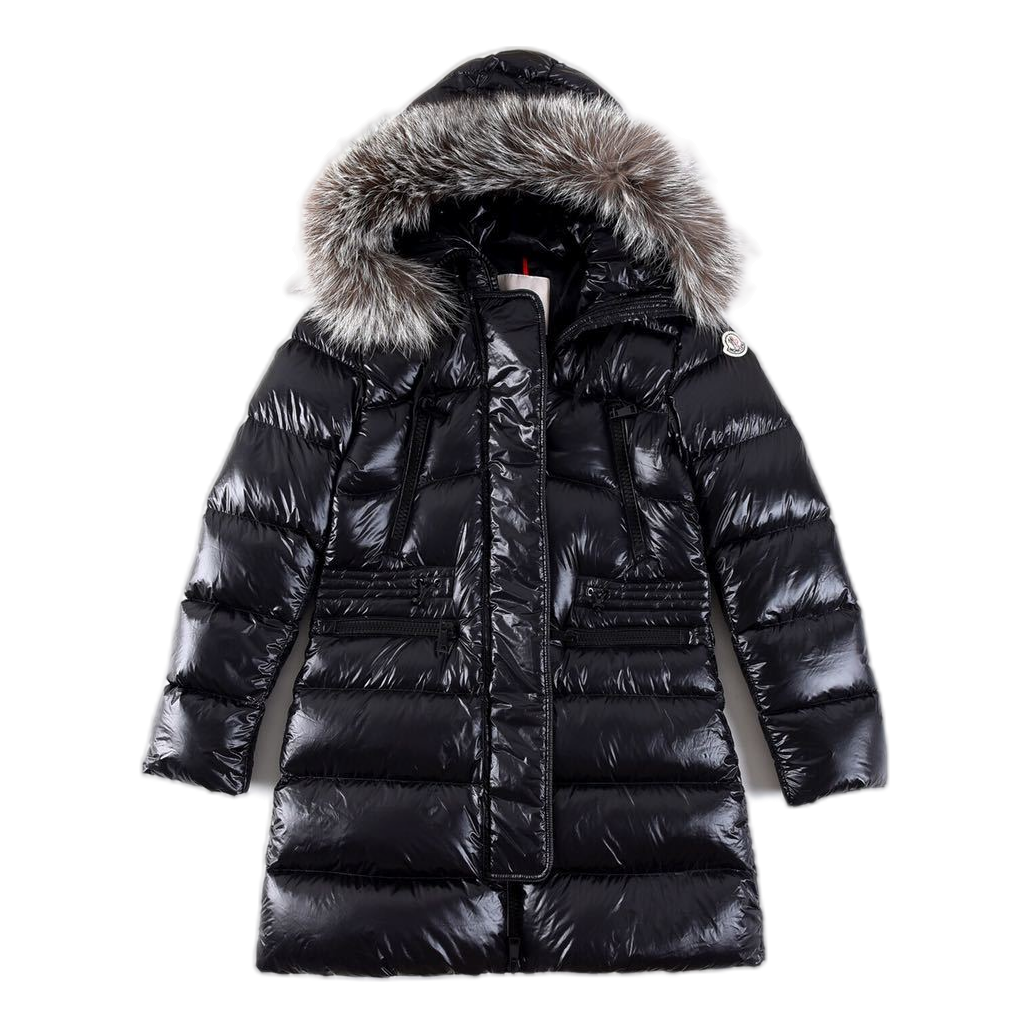 Moncler Fur-Trim Drawstring-Waist Long Puffer Jacket | Premium Down | Full Length