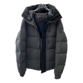 Moncler Contrast-Hood Color-Block Puffer Jacket | Premium Down | Graphic Design