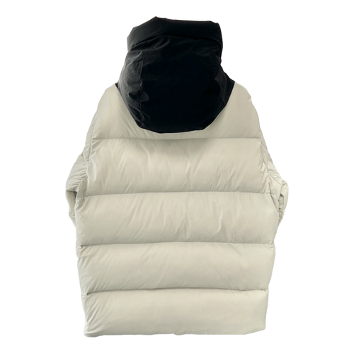 Moncler Contrast-Hood Color-Block Puffer Jacket | Premium Down | Graphic Design