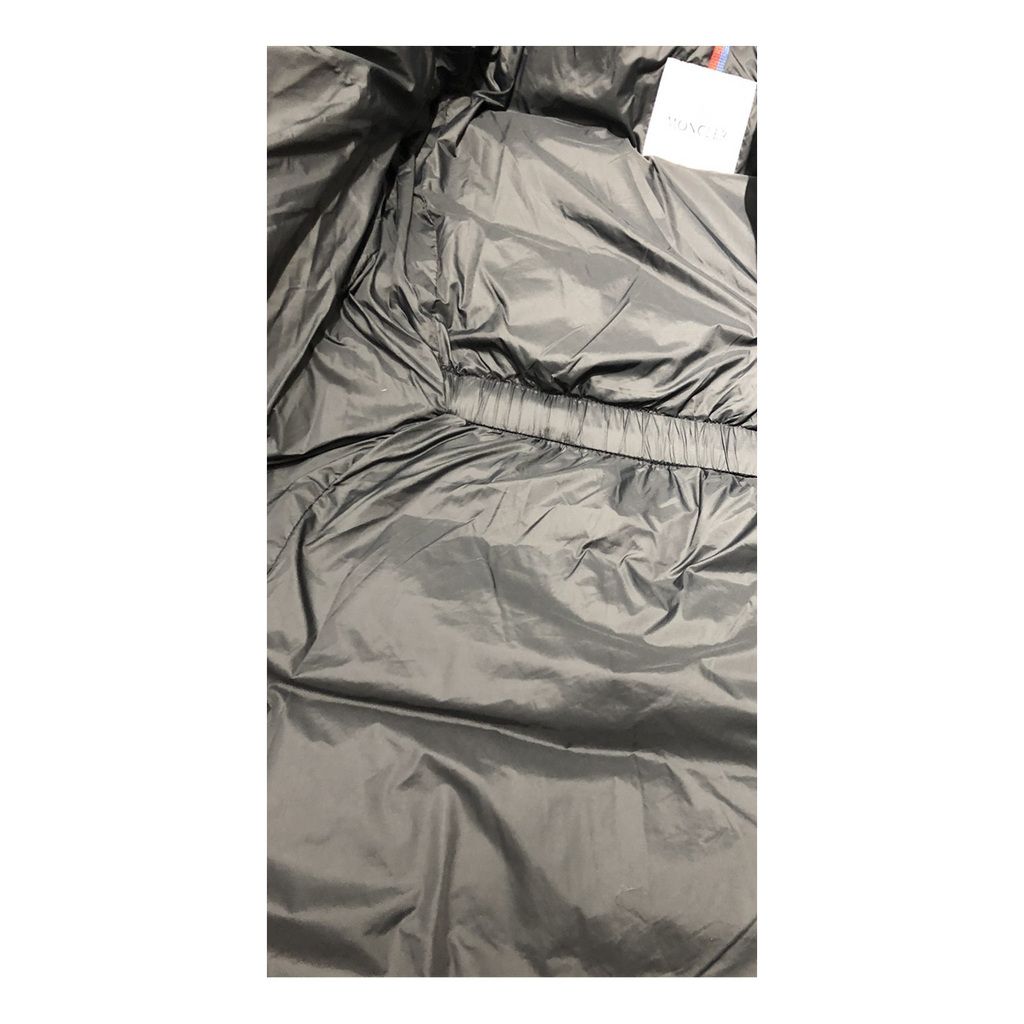 Moncler Four-Pocket Fur-Trim Hooded Long Puffer Coat | Black | Full Length