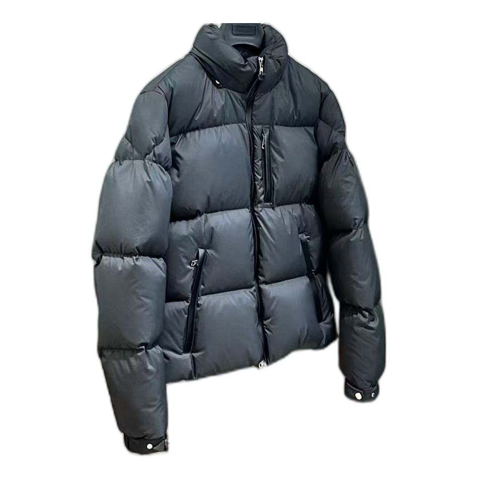 Moncler Stand-Collar Puffer Jacket – Black