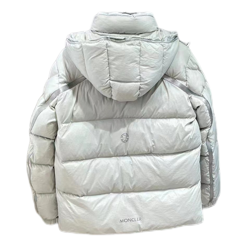 Moncler Double-Zip Hooded Puffer Jacket | Off White | Dual-Zip Closure