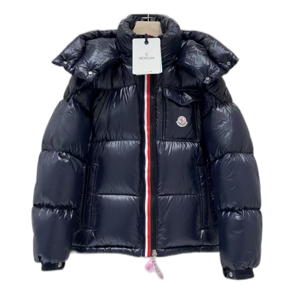 Moncler Montbeliard Hooded Puffer Jacket | Navy | Premium Down