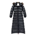 Moncler Hudson Fur-Trim Long Puffer Coat | Premium Down | Full Length