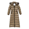 Moncler Hudson Fur-Trim Long Puffer Coat | Premium Down | Full Length
