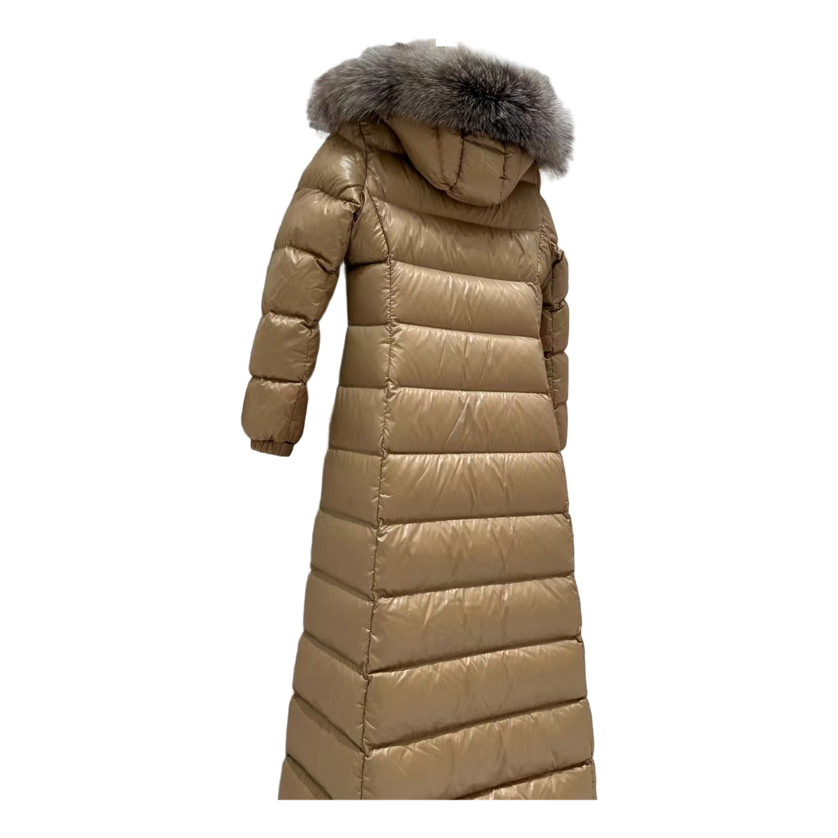 Moncler Hudson Fur-Trim Long Puffer Coat | Premium Down | Full Length