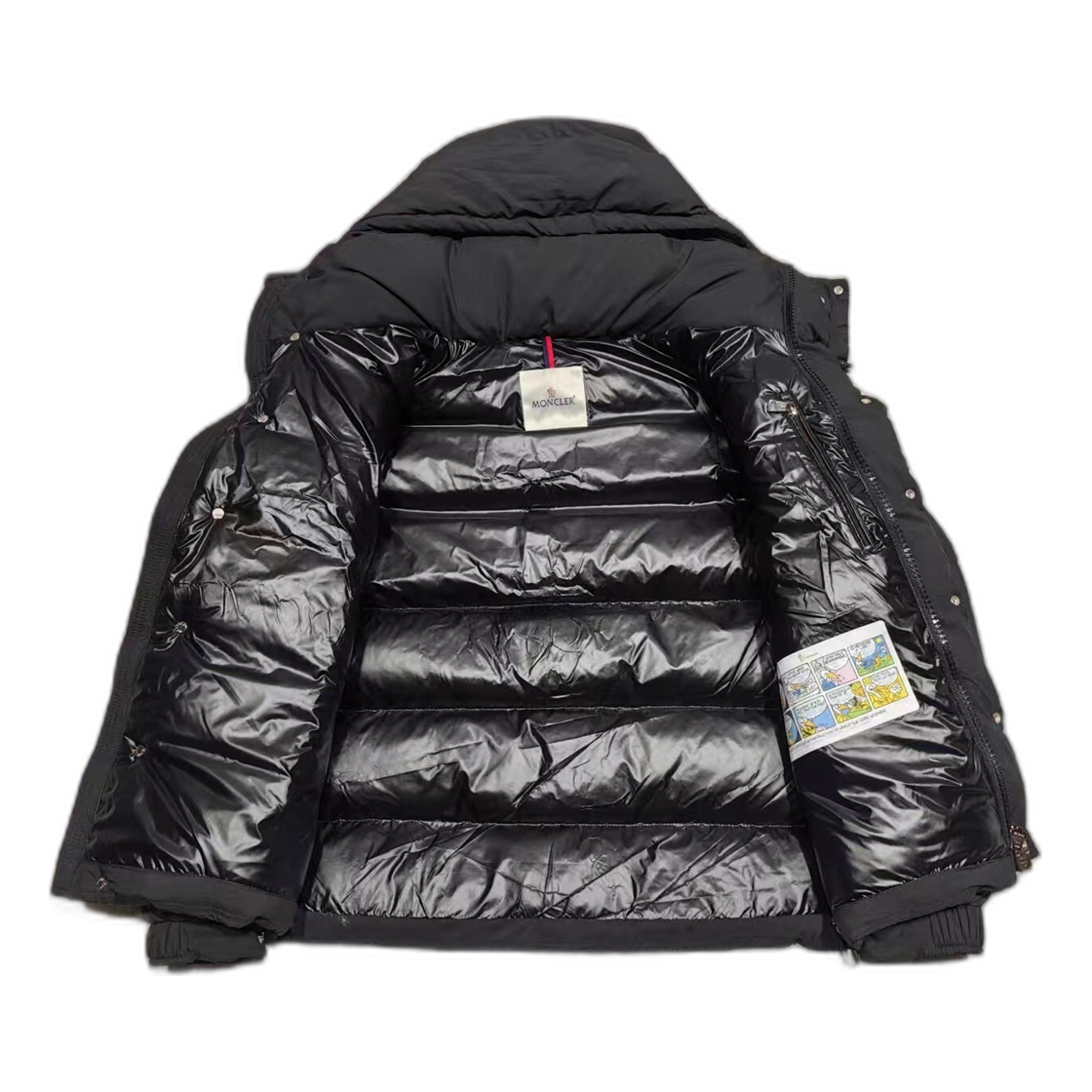 Moncler Maya Matte Hooded Puffer Jacket | Black | Premium Down