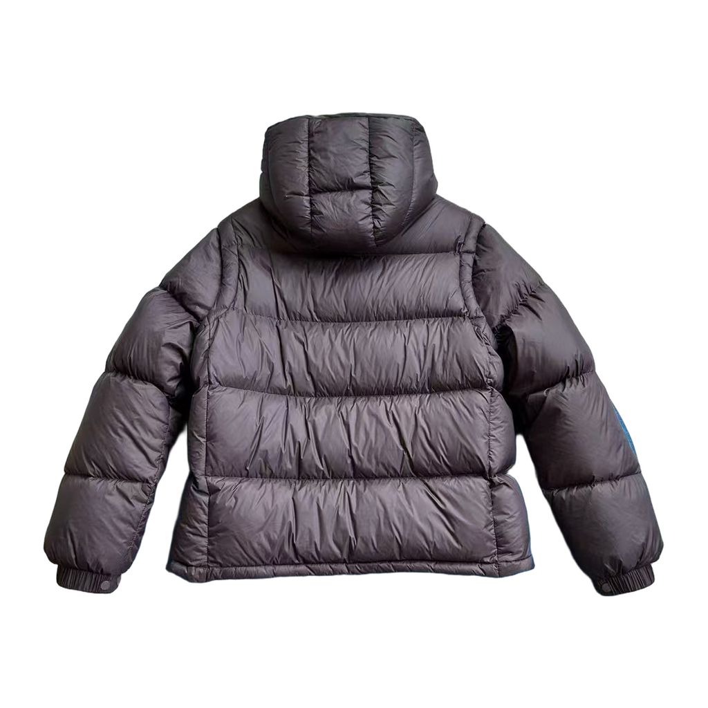 Moncler Cyclone Convertible Down Jacket | Black | Multi-Wear Design