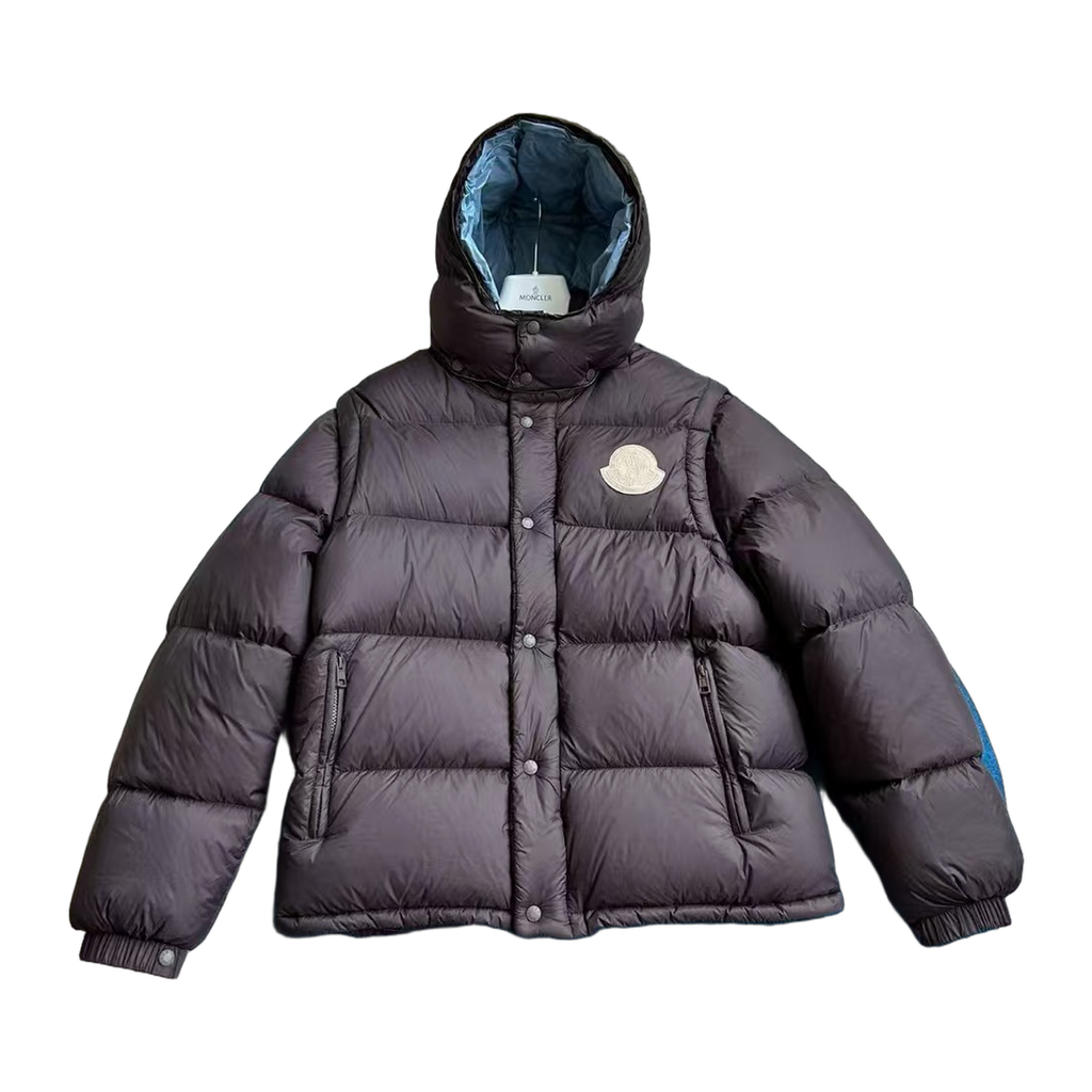 Moncler Cyclone Convertible Down Jacket | Black | Multi-Wear Design