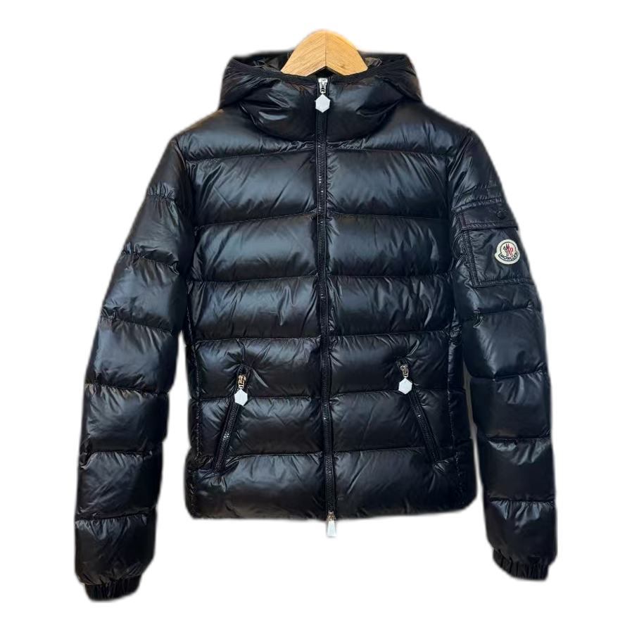 Moncler Gles Glossy Hooded Puffer Jacket | Premium Down | High-Shine