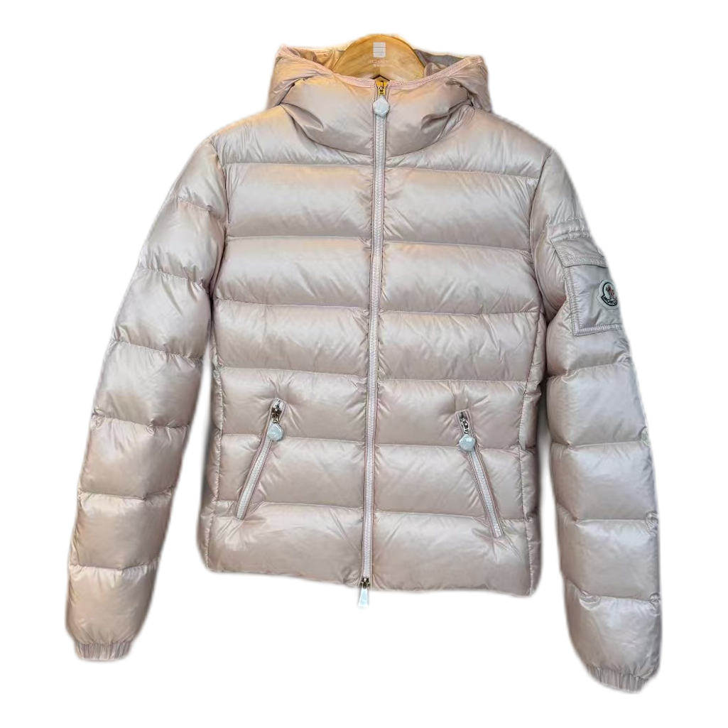 Moncler Gles Glossy Hooded Puffer Jacket | Premium Down | High-Shine