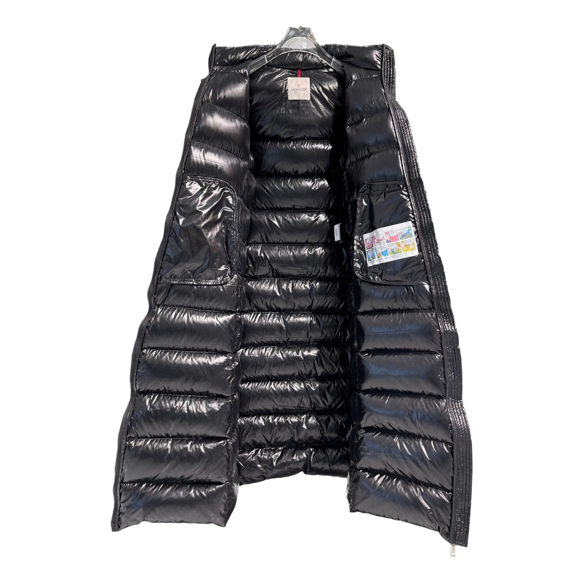 Moncler Glossy Fur-Trim Hooded Long Puffer Coat | Premium Down | Full Length