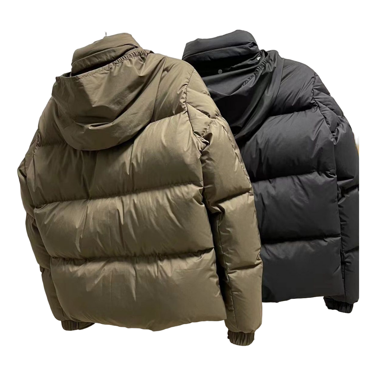 Moncler Tonal-Patch Wide-Quilt Hooded Puffer Jacket | Premium Down