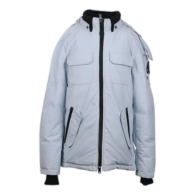 Moose Knuckles Contrast-Pocket Hooded Winter Parka | Canadian Down
