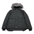 Moose Knuckles Four-Pocket Fur-Trim Hooded Puffer Jacket | Canadian Down | Coyote Fur