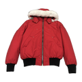 Moose Knuckles Men's Original Ballistic Shearling-Trim Bomber | Canadian Down