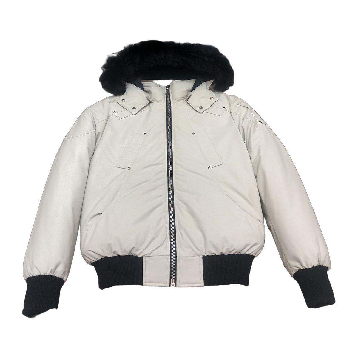 Moose Knuckles Men's Original Ballistic Shearling-Trim Bomber | Canadian Down