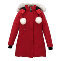 Moose Knuckles Stirling Parka | White Fur Trim | Canadian Down