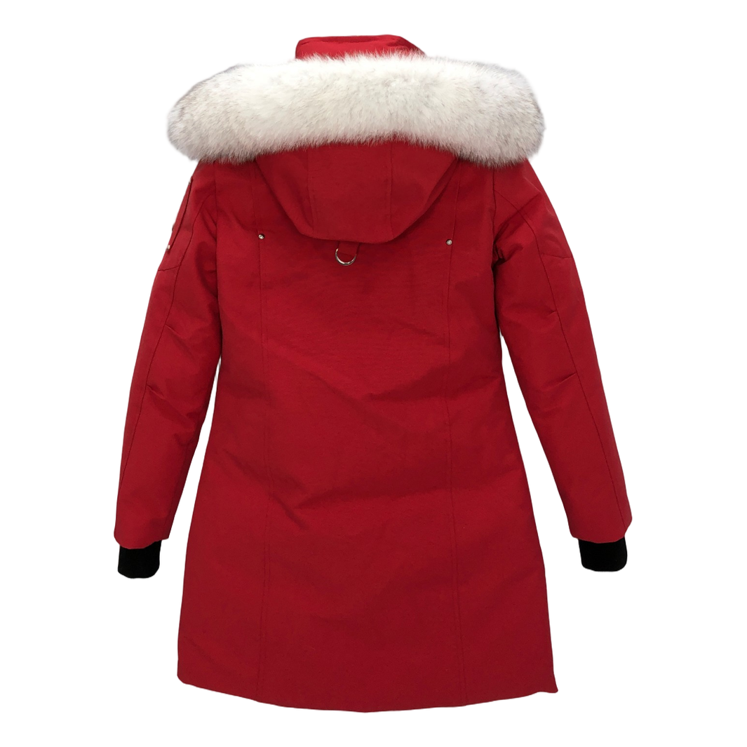 Moose Knuckles Stirling Parka | White Fur Trim | Canadian Down