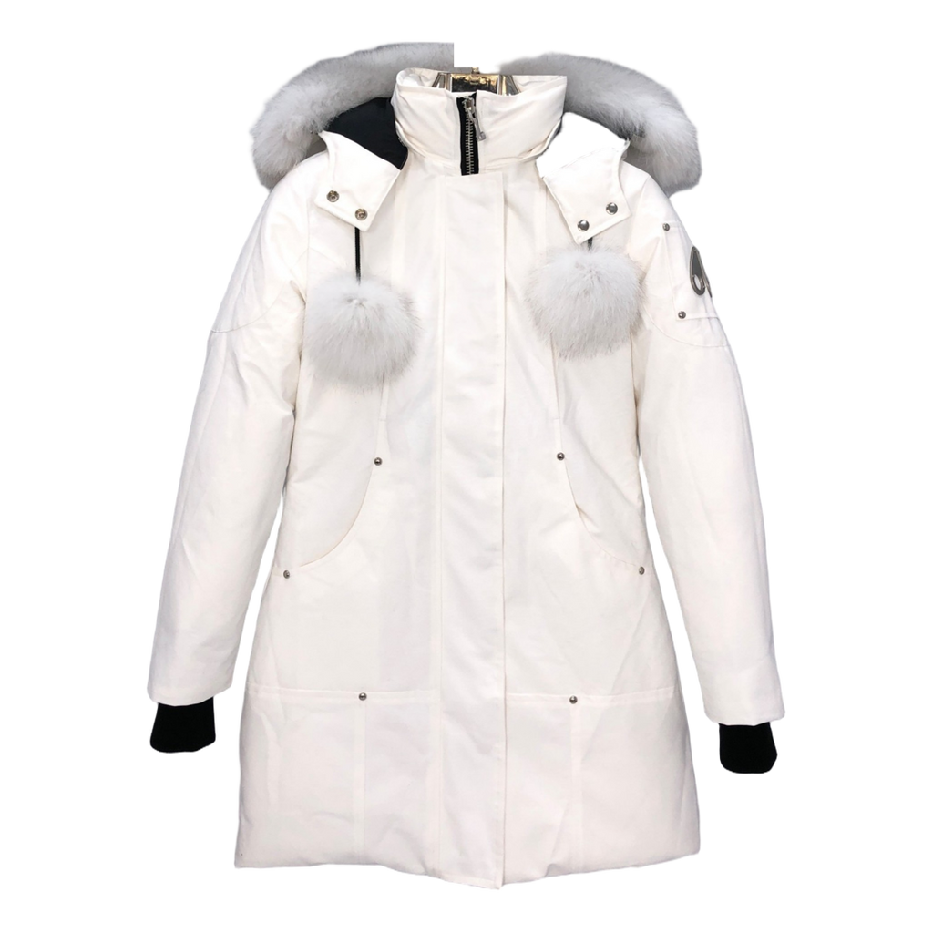 Moose Knuckles Stirling Parka | White Fur Trim | Canadian Down