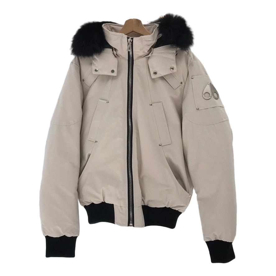 Moose Knuckles Ballistic Fur-Trim Bomber Jacket | Canadian Down | Coyote Fur