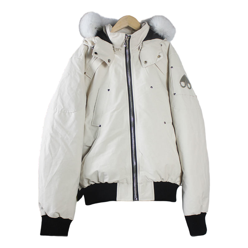Moose Knuckles Ballistic Fur-Trim Bomber Jacket | Canadian Down | Coyote Fur
