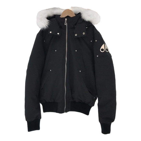 Moose Knuckles Ballistic Fur-Trim Bomber Jacket | Canadian Down | Coyote Fur