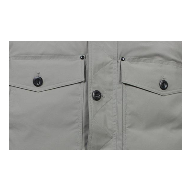 Moose Knuckles Four-Pocket Fur-Trim Quilted Jacket | Canadian Down | Coyote Fur