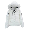 Moose Knuckles Chest-Zip Fur-Trim Hooded Puffer Jacket | Canadian Down | Coyote Fur