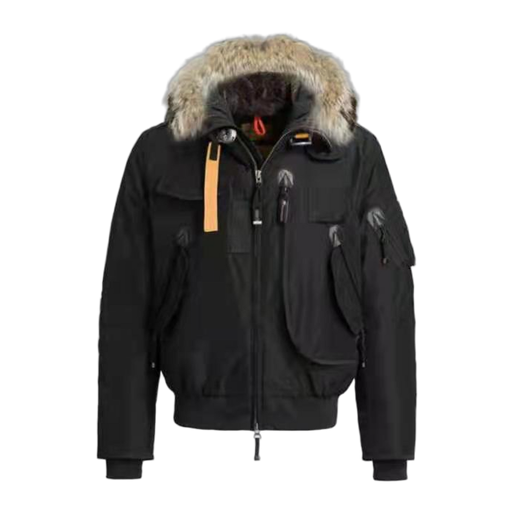 Parajumpers Gobi Fur-Trim Hooded Bomber Jacket | Premium Down