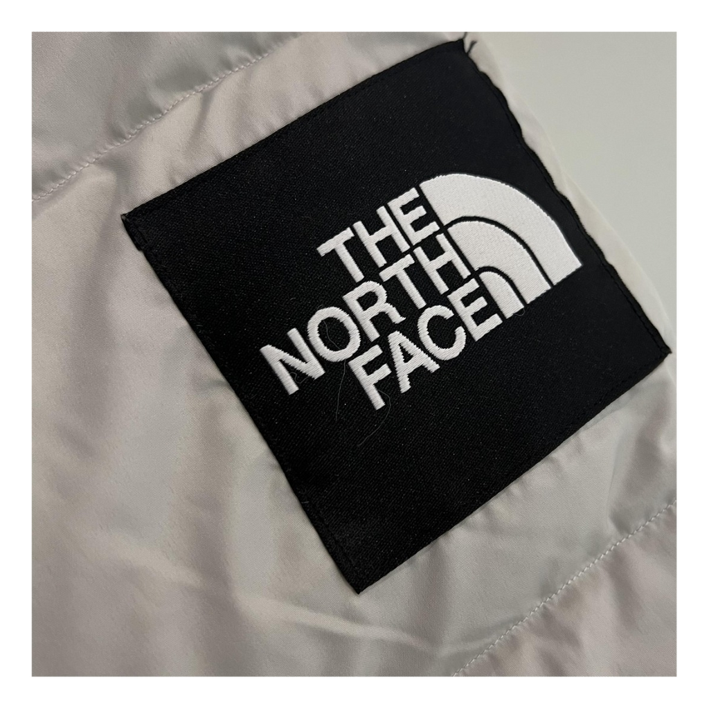 The North Face Color-Block Hooded Long Puffer Coat | Grey | Premium Down
