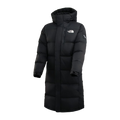 The North Face Color-Block Long Down Coat | Black | Premium Down