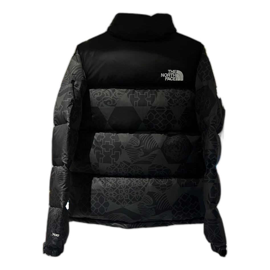 The North Face 1996 Nuptse Patterned Puffer Jacket | Black | 700-Fill Down