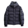 Prada Hooded Puffer Jacket with Sleeve Pouch